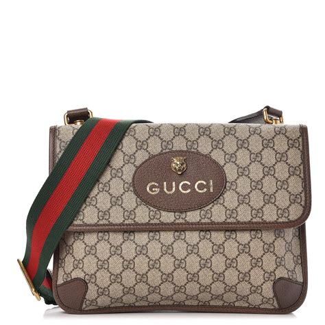 gucci monogram messenger.